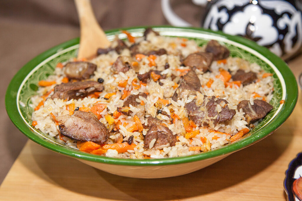 Казанский плов из баранины